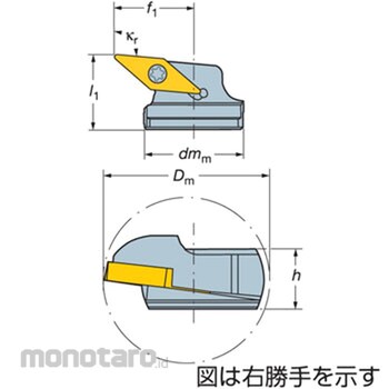 Beli Sandvik Holder SLSV SL-SVLBR-32-16-QC 1pc | monotaro.id